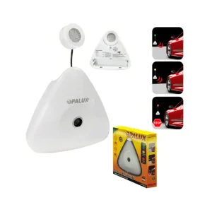 Sensor de estacionamiento de pared detección a 1.50 mts horizontal tecnología Ultrasonido alerta sonora y visual