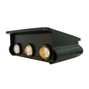 APLIQUE EXTERIOR LED 6W DXS BIDIRECCIONAL LUZ CALIDA
