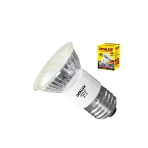 Dicroico led 20led "Opalux"  Luz Blanca 6500K 220v rosca E27