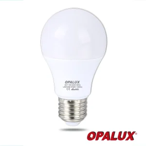 FOCO LED 15W "OPALUX" 100-240V CALIDO 1350LM 2700K E27 230° CJX200