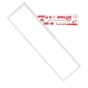PANEL LED RECTANGULAR "OPALUX" PARA EMPOTRAR 30X120 48W 6500K 4800LM 120° 85-265VAC