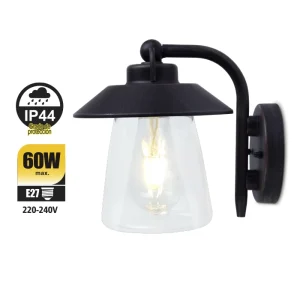 APLIQUE EXTERIOR DE PARED FAROL CATO E27