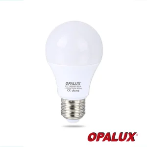 FOCO LED 5W "OPALUX" CALIDO 100-240V 385LM 3000K E27 230° MASTERX200