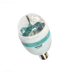 Foco led disco 6W giratorio RGB (Colores diversos) rosca E27 "Opalux"