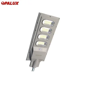 PASTORAL SOLAR 120W OPALUX 6000K INTEGRADA PARA ALUMBRADO PUBLICO INCLUYE PANEL SOLAR Y BATERÍA TODO EN UNO