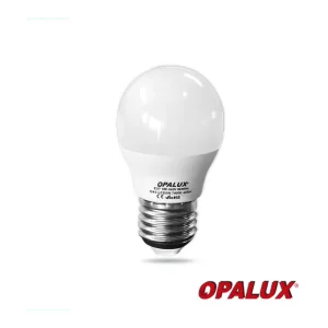 FOCO LED PARA CASA E27 5W OPALUX 420LM 4000K 35000HRS LUZ CALIDA AMARILLA 220V