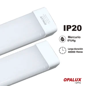 FIXTURE SLIM LED PAVONADO 150W LUZ BLANCA 120 CM "OPALUX" - LIFE STORE