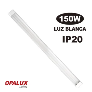 FIXTURE SLIM LED PRISMATICO 150W LUZ BLANCA 120 CM "OPALUX"