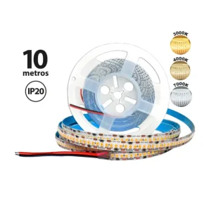 CINTA LED 3000K LED2835 240LEDS 24V "OPALUX" 10M LUZ CALIDA IP20