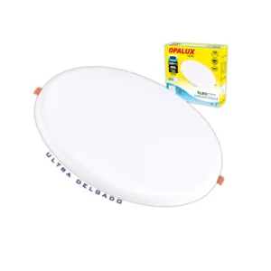 PLAFON SLIM CIRCULAR EMPOTRABLE CON DRIVER INCLUIDO "OPALUX" 48W 4320LM 8000K 120º IP20