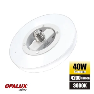 FOCO UFO 40W OPALUX 3200LM 3000K GIRATORIO