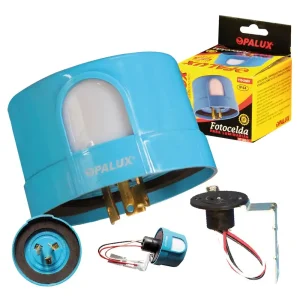 Sensor fotocelda para luminarias enciende automáticamente cuando llega la noche o cuando oscurece