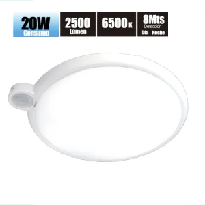 PLAFÓN LED CON SENSOR 20W