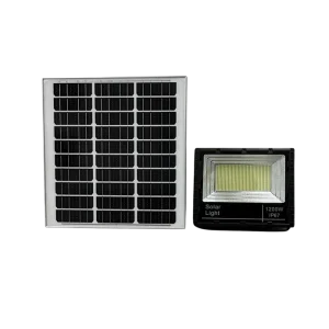 REFLECTOR SOLAR 1000W 6000 - 6500K SENSOR DIA NOCHE C/CONTROL 12 HRS BATERIA LITIO PANEL 6V 60W IP67