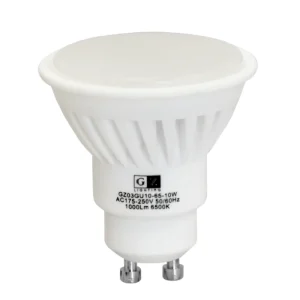 FOCO DICROICO LED 10W GLIGHT GU10 2700K 1000LM CERAMICO Y PC