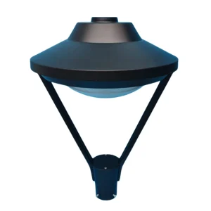 FAROLA LED EXTERIOR TIPO ISLA 150W PARA ALUMBRADO PUBLICO CON LUMINARIA INTEGRADA DISEÑO ORNAMENTAL IDEAL PARA PARQUES Y JARDINES MARCA LIFE ALUMINIO FUNDIDO